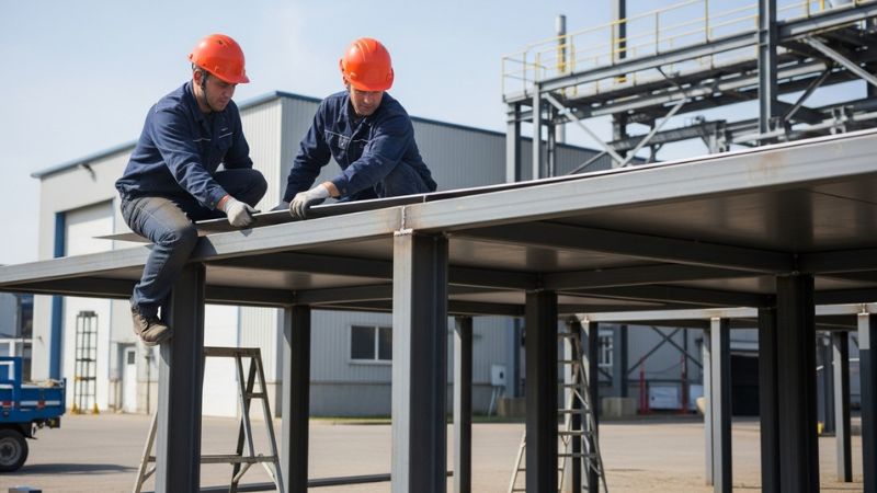 Montagens em altura industriais